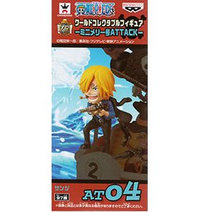 ワールドコレクタブルフィギュア－ミニメリー号ATTACK－ -サンジ-